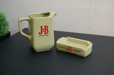 J&B Scotch Whisky Wasserkrug Krug Pitcher Ascher Aschenbecher Set