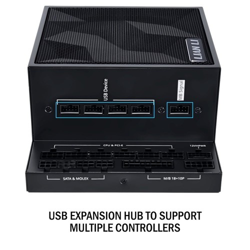 Lian Li Edge series EG1000BE.US 1000W 80 PLUS Platinum Power supply Black - Picture 4 of 7