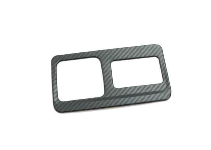 Rear USB Socket Switch Cover Trim For Chevrolet Blazer 19-21 Steel Carbon Fiber