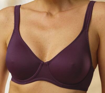 DORINA Lindsay glatter Bügel-BH, T-Shirt Bra, weiche Microfaser lila D 1032