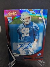 2021 Panini Absolute Penei Sewell Rookie Auto /100 Detroit Lions RC All Pro 🦁