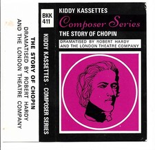 KIDDY KASSETTES, COMPOSER SERIES -THE  STORY OF CHOPIN 1973 - USED #CA101