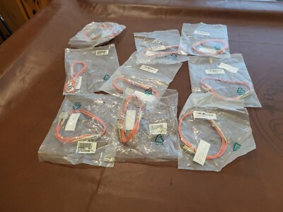9 Pack LC-SC 1M Fiber Optic Duplex Patch Cords Multimode Panel NEW PKGS SEALED