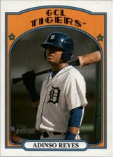 2021 Heritage Minors Base #62 Adinso Reyes - GCL Tigers