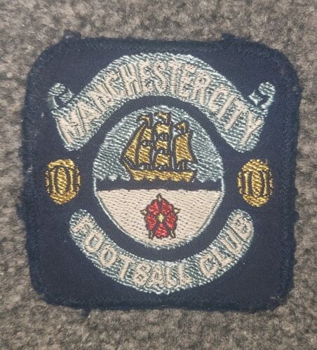 Rare Vintage Manchester City 1970s Club Crest Sew-on Patch Badge  - Bild 1 von 2