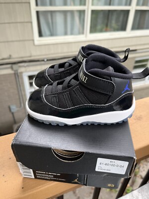 2016 Nike Air Jordan XI Retro 11 Space Jam Kids Toddler Size 8c