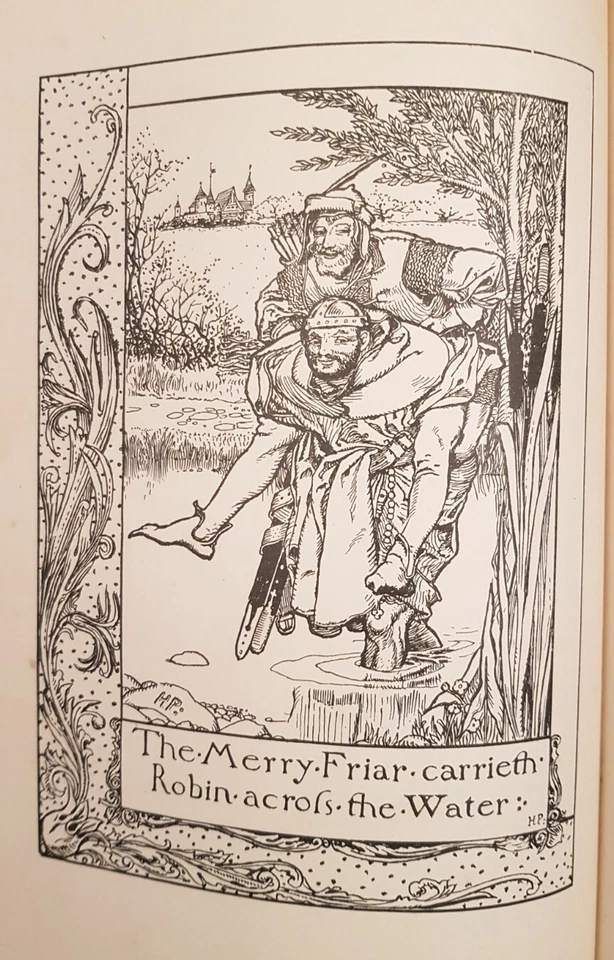 THE MERRY ADVENTURES OF ROBIN HOOD - Howard Pyle. Illustrated Early Edition 1892 - Image 3 of 4