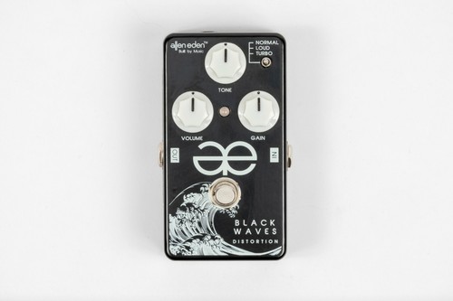 Allen Eden Black Waves Distortion Effects Pedal - Picture 2 of 7
