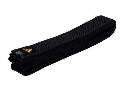 adidas Master deluxe Gürtel schwarz 5 cm Judo Karate Ju-Jutsu Taekwondo - Bild 1 von 2