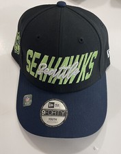 Seattle Seahawks New Era hat youth 9forty new nwt e55