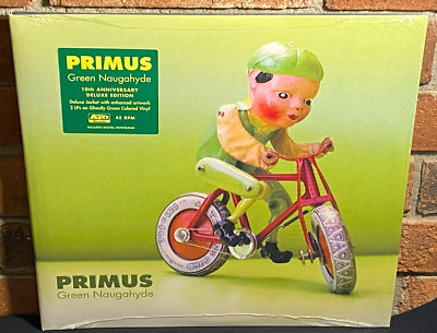 PRIMUS - Green Naugahyde, Ltd 10th Anni 2LP GREEN COLORED VINYL Gatefold New!
