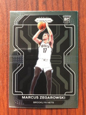 2021-22 Panini Prizm Marcus Zegarowski Rookie Card #300 Brooklyn Nets RC