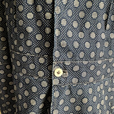 Antique Victorian Blue & White Calico Print Dress Indigo Blue Cotton Vintage  | eBay