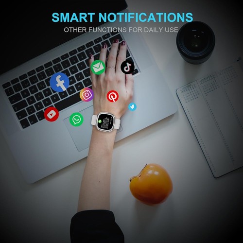 2025 Smart Watch For Men/Women, Waterproof Smartwatch Bluetooth iPhone Samsung - Picture 23 of 27