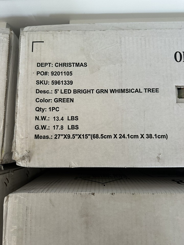 5 ft LED THE GRINCH Whimsical PreLit Christmas Tree Hobby Lobby Brand