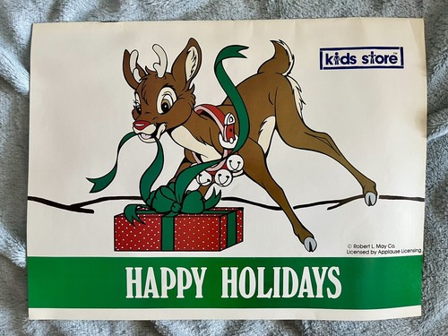 Montgomery Ward Rudolph The Red Nosed Reindeer Coloring Book 1990 ...