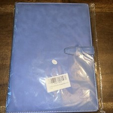 Leather Lined Blue Journal B5 Notebook Lined Paper Writing Diary 200 Pages