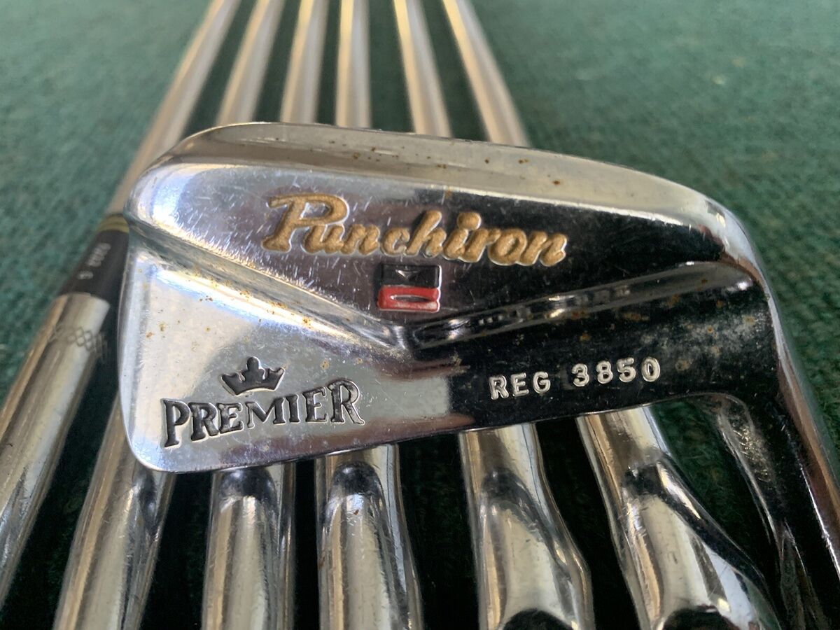 RARE 1969 BURKE PREMIER PUNCH IRON FORGED IRON SET - RH, 2-9 RARE 1969 BURKE PREMIER PUNCH IRON FORGED IRON SET - RH, 2-9