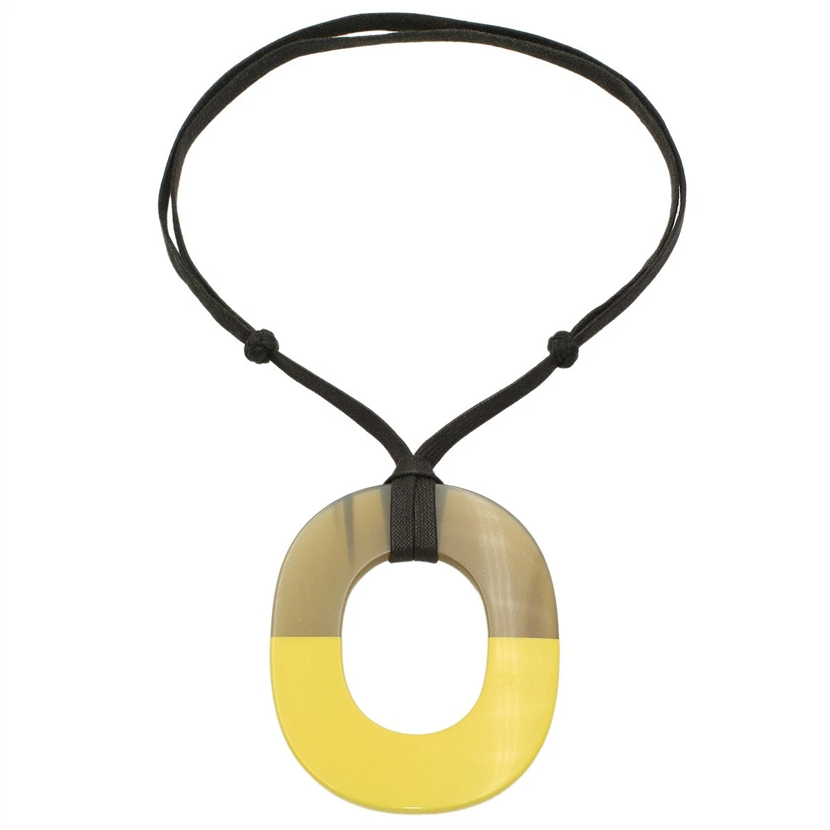 Hermes Buffalo Horn Lena Necklace - Yoogi's Closet