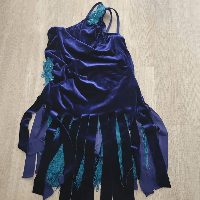 Weissman costume Dancin' fool velvet NWOT child large Jazz Tap 