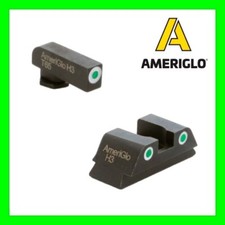 Glock 42, 43, 43X, 48 Classic Tritium 3 Dot Night Sight Set by AmeriGlo GL-430