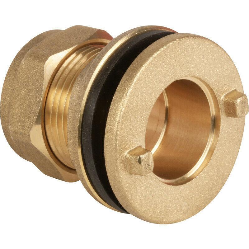 15mm Brass Compression Tank Coupler Connector For Copper Pipes
