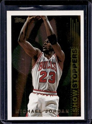 Michael Jordan 1995-96 Topps #SS1 Show Stoppers