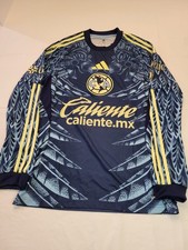 Adidas Club America 2025/26 Away Men’s Long Sleeve Jersey JN8637 Size Small $110