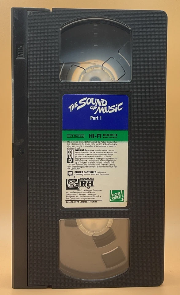 The Sound of Music VHS 1963, 1993 2 Tape Set *Buy 2 Get 1 Free* - Image 3 of 4