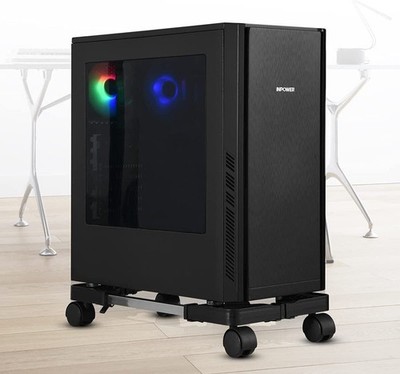 Computer Host Ständer CPU Ständer mit 4 Rädern mobile Halterung Universal DHL