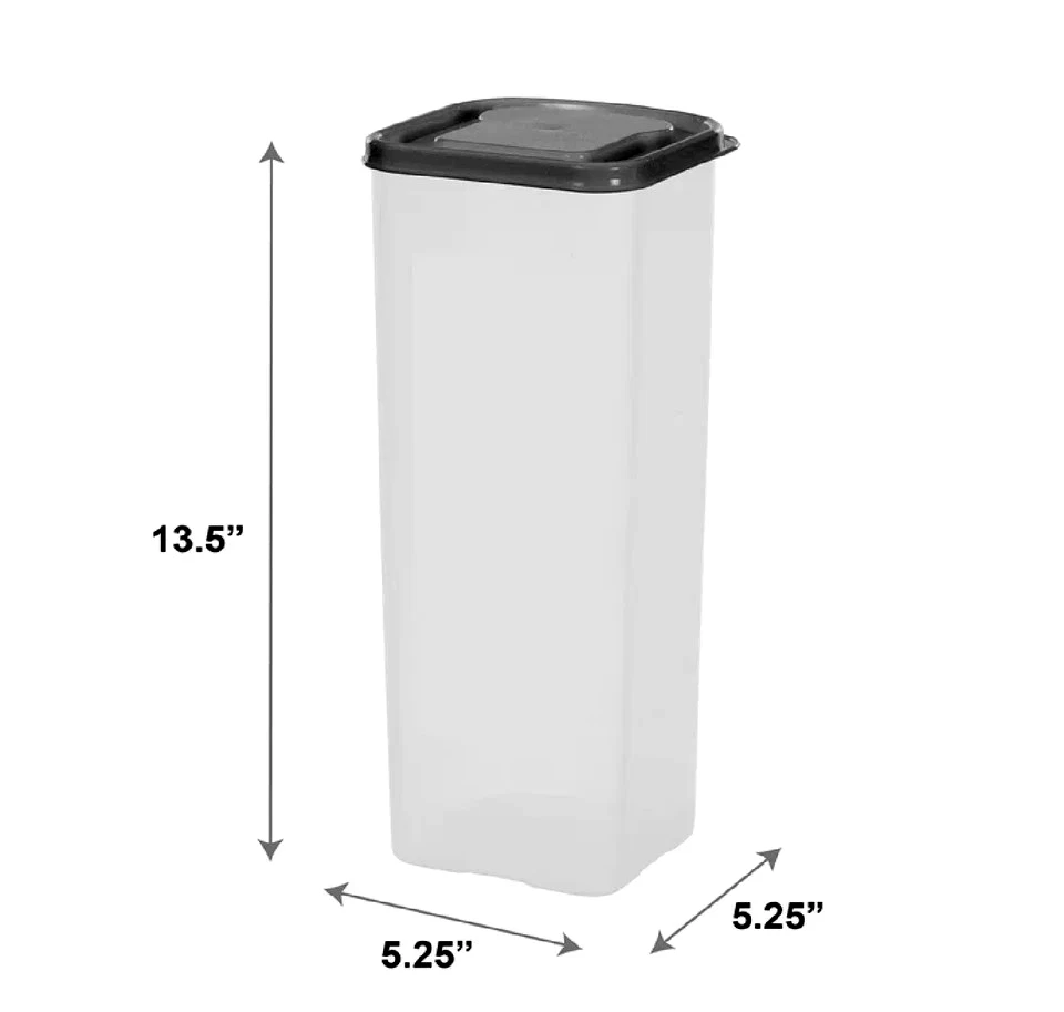 Mainstays Bread Storage Container Durable Plastic Single-Loaf Keeper with Lid - Image 2 of 4