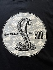 Shelby GT 500 Super Snake Shirt Officially Licensed 2XL Black/Camo