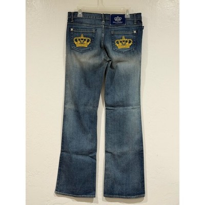 Victoria Beckham Rock & Republic Madrid Crown Jeans Blue Bootcut