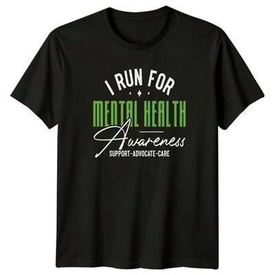 T-Shirt I Run For Mental Health Awareness Geschenk für Sie und Ihn