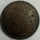 1834-P Half Cent — photo from another recent sale