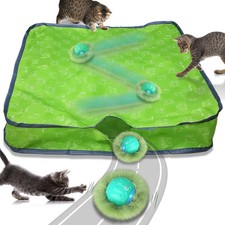 Interactive Cat Toys for Indoor Cats,Automatic Moving Cat Ball in Pouch,Chirp...