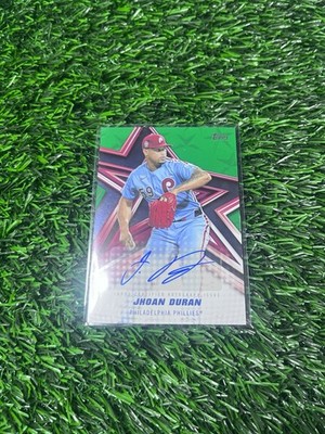 Topps 2026 Baseball Stars Autograph Jhoan Duran BSA2-JD Green 63/99