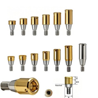Hiossen ET ZEST Ti Locator Attachment Overdenture Abutment Fit Mini/Regular plat