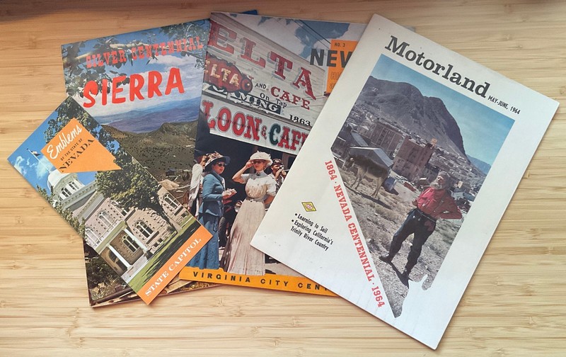(3) Vintage Nevada Magazines & (1) Pamphlet - 1950s & 1960s - Great Condition!