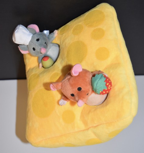 Disney Parks Chef Remy’s with Emile Ratatouille Adventure Cheese Plush Epcot - Picture 4 of 5