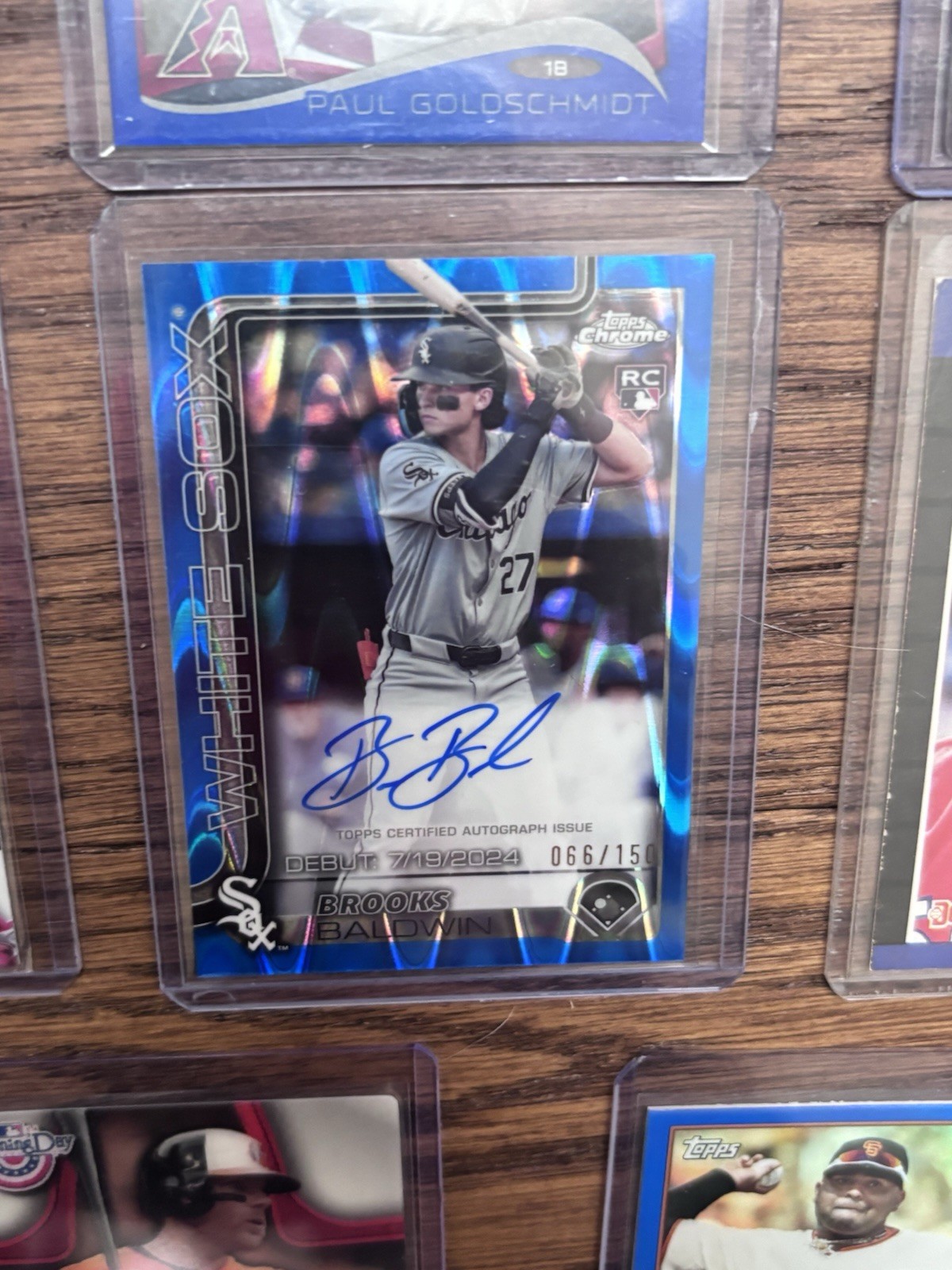 Topps/Bowman Chrome Donruss Numbered SP Auto Lot (8 Cards) view 4