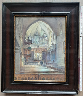 FRANZ HUTH Aquarell