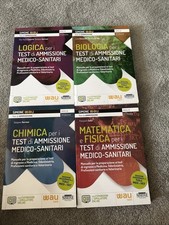 libri test di ammissione medicina, odontoiatria, professioni sanitarie e veterin