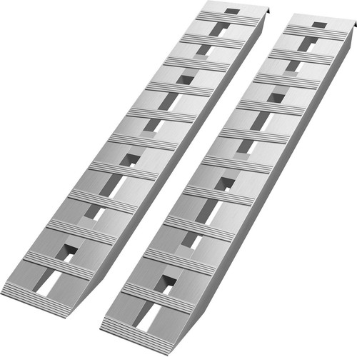 VEVOR 60'' X 12'' X 2.5''Aluminum Trailer Ramps 6000LBS Total Beavertail Hook En