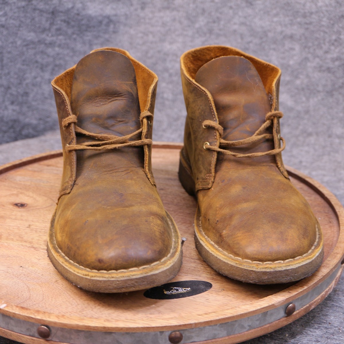 Clarks Originals Desert Boots Mens Size 11 US Brown Beeswax  display picture 2