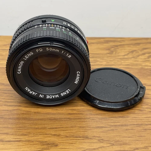 Vintage Canon FD 50mm F 1:1.8 Manual Focus Lens Japan