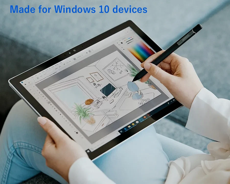 Wacom Bamboo Ink Plus: Versatile, Rechargeable Stylus for Windows 10 Devices - Image 4 of 4