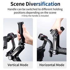 UURig Gimbal Stabilizer Handle Hand Grip Extension Rod for Zhiyun Weebill-S C9L5