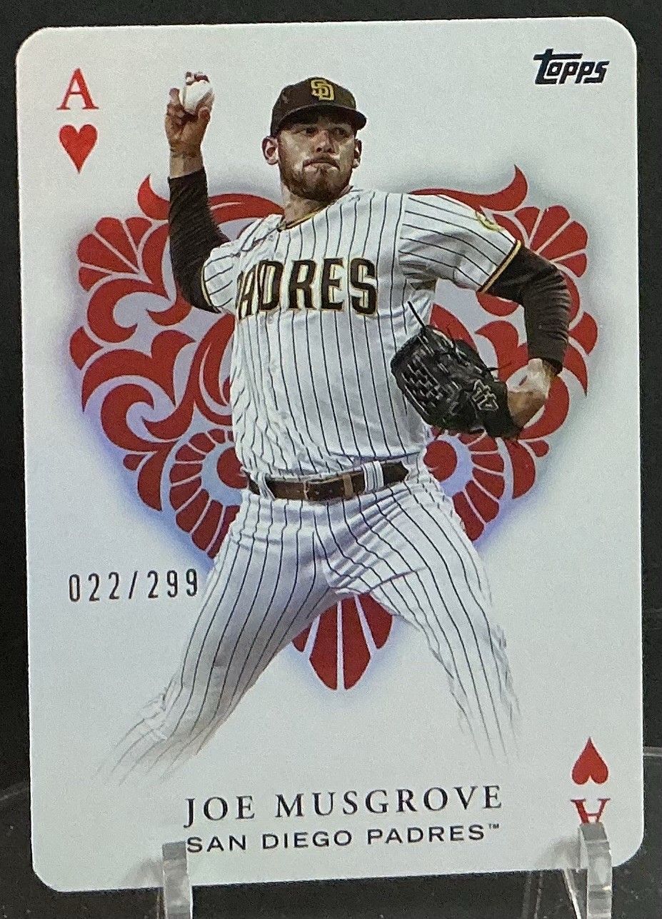 2023 Topps - All Aces Joe Musgrove 022/299 #AA-18 Black