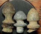 civil war bullets - Lead Finials